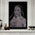 Custom rhinestone portrait of a woman, handcrafted with Swarovski crystals