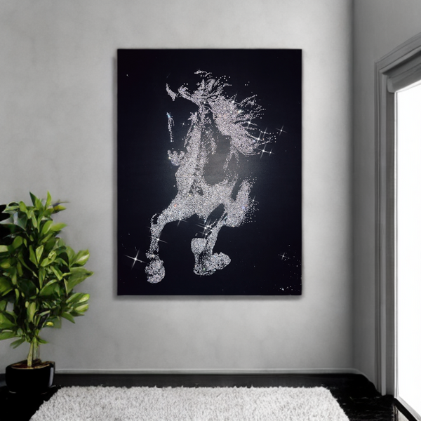 Crystal Horse Wall Art