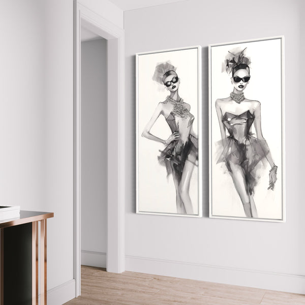 Set of 2 Model Sketch