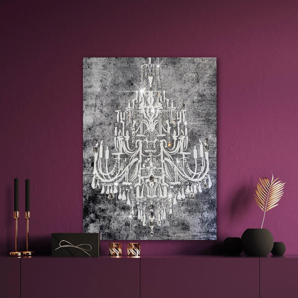 Chandelier Wall Art, Glam Wall decor - Azaroffs