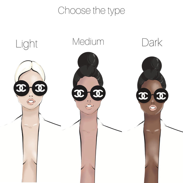 Crystal Girl Shiny Fashion Portrait - Azaroffs