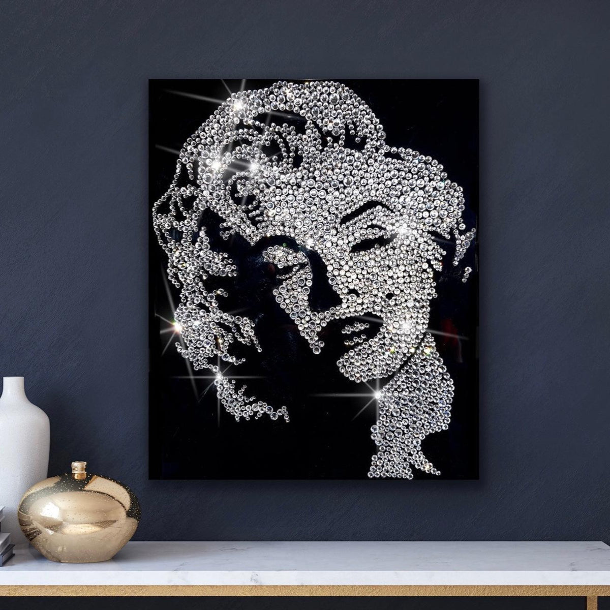 Crystal Marilyn Monroe Portrait