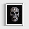 Crystal scull wall art