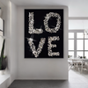 Love Crystal Wall art