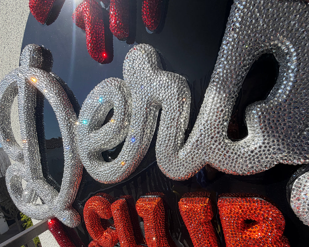 Dimensional signage with a point of view.