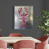 Pink Lobster Silver Art