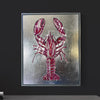 Pink Lobster Silver Art