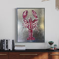 Pink Lobster Silver Art