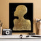 Black queen art Gold Leaf Commission Painting - Azaroffs