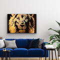 Extra Large Painting, large african art, Gold Leaf Artwork - Azaroffs