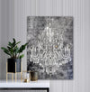 Chandelier Wall Art, Glam Wall decor - Azaroffs