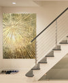 Extra Large Painting, Gold Art for Bedroom - Azaroffs