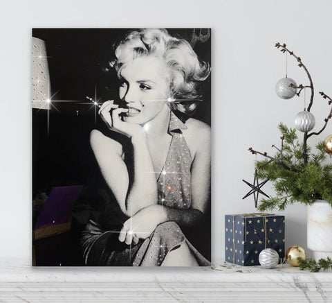 Marilyn Monroe print, Bling Wall Art - Azaroffs