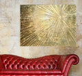 Extra Large Painting, Gold Art for Bedroom - Azaroffs