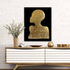 Black queen art Gold Leaf Commission Painting - Azaroffs