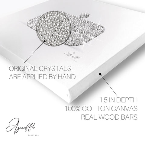 Set of 4 Crystal Canvas