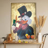 Gold Scrooge McDuck Canvas