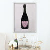 Sparky Shine Crystals Portrait of Champagne Bottle | 3D Shine Sparky Bling Champagne Bottle Portrait | Pure Handmade Wall Art - Azaroffs