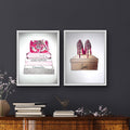 Pink Gucci Purse and Louboutin high heels - Azaroffs