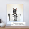 Personalized dog picture. Pet portrait custom from photo. Chanel fashion . Fashion illustration. Chanel dog. - Azaroffs