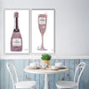 Set of 2 Champagne & Flute