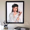 Customize Crystal Shiny Portrait By Your Photo With Original Swarovski Crystals | Original Diamond look Crystals Portrait By Photo - Azaroffs