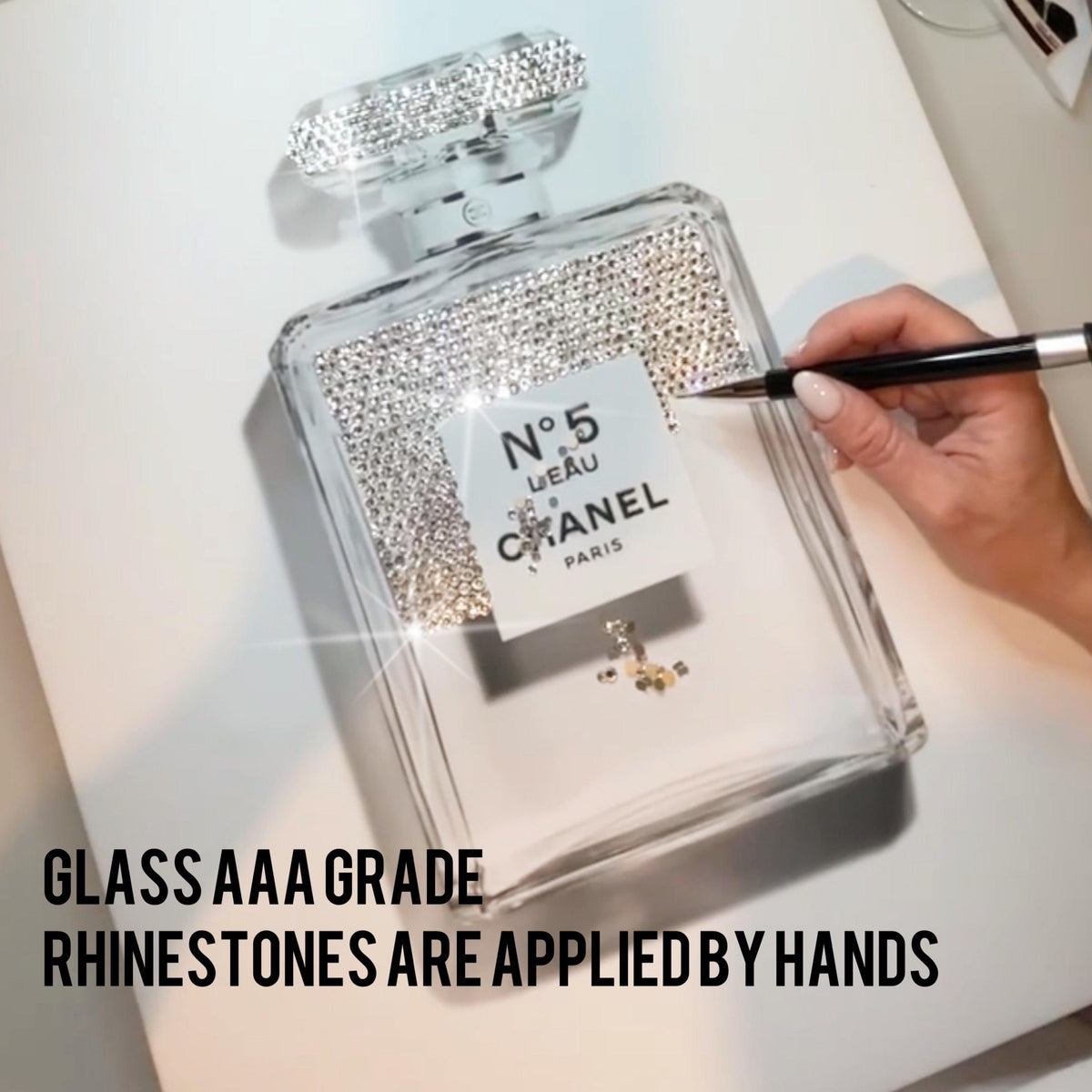 Chanel Clear Plexiglass Perfume Bottle Minaudière