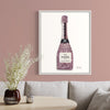 Pink Champagne Bottle