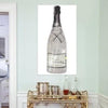 3D Shiny Diamond Crystals Decor of Champagne Bottle - Azaroffs