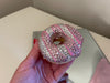 Crystal Fake Donuts Decor, Rhinestones Art, Faux Artificial Bling Donuts, Swarovski Crystals, Bedazzled Desert Food, Bakery Decoration Ideas - Azaroffs