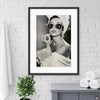 Crystal Shiny Portrait Of Glam Audrey Shine Sparky Swarovski Crystals - Azaroffs