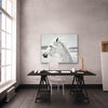 Bling Crystal White Horse Canvas - Azaroffs