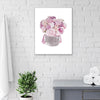 Diamond Look Shiny Crystals 3D Portrait of Flower Box for Amazing Wall Art | Best Wall Art Of Original Swarovski Crystals Shine Portrait - Azaroffs