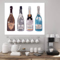 Sparky Crystals Wall Art Of Fashion Drinks in 3D Portrait With Original Swarovski Crystals | Best Wall Art For Amazing Look - Azaroffs