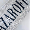 Customize Crystal Bling Sparkly License Plate with Original Glitter Crystal Sparky Rhinestone - Azaroffs