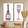 Set of 2 Champagne & Flute